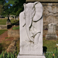 China best selling marble elephant sculpture tombstone